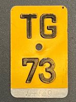 TG 73 - TÖFFLINUMMER - MOFASCHILD - PLAQUE DE MOFA - TG 73