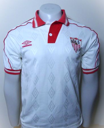 FC Sevilla 1998-1999, maillot vintage football, taille S