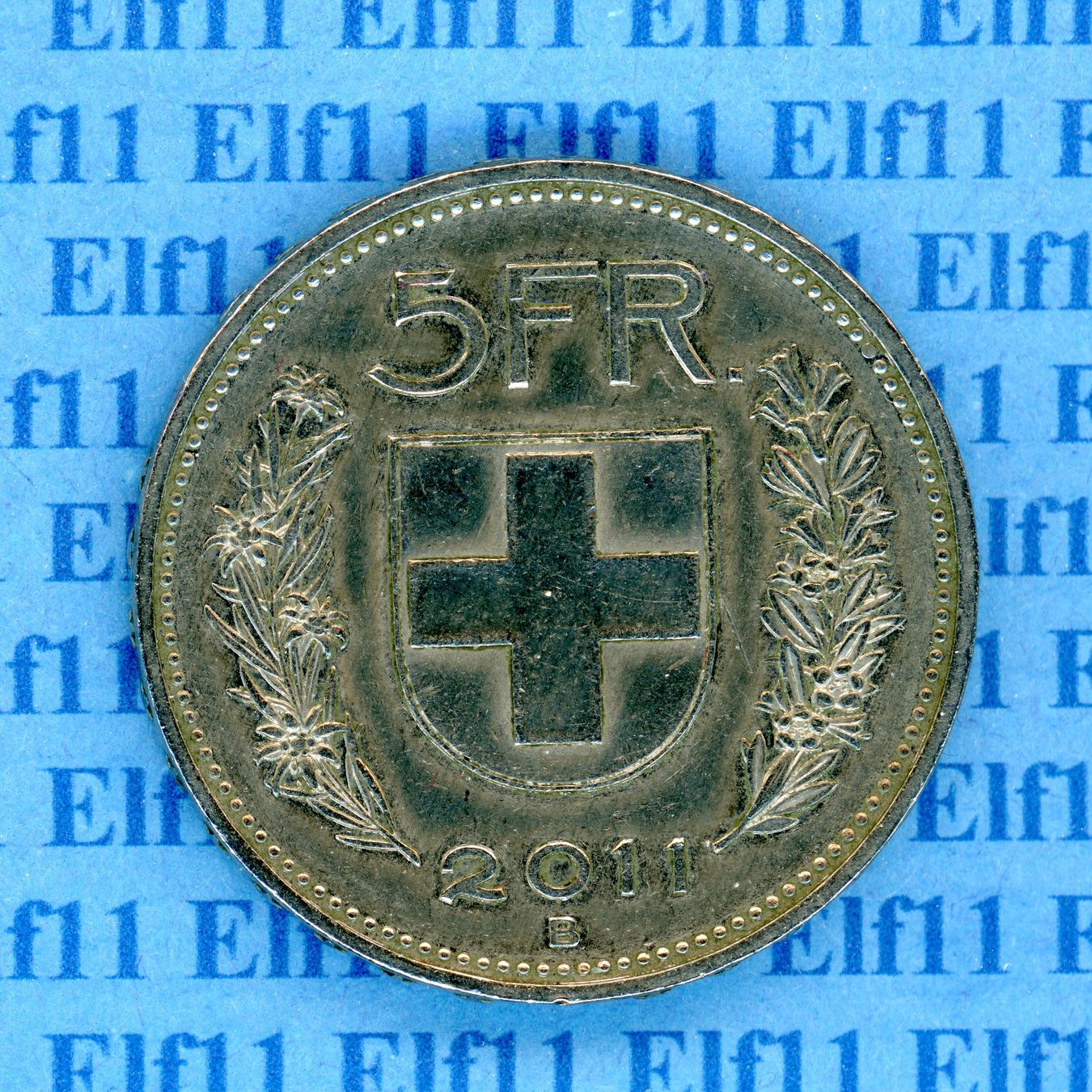 Tutti le monete: CHF___5.00 2011 vz 5 Franken – Usato da Widnau venduto da Elf11
