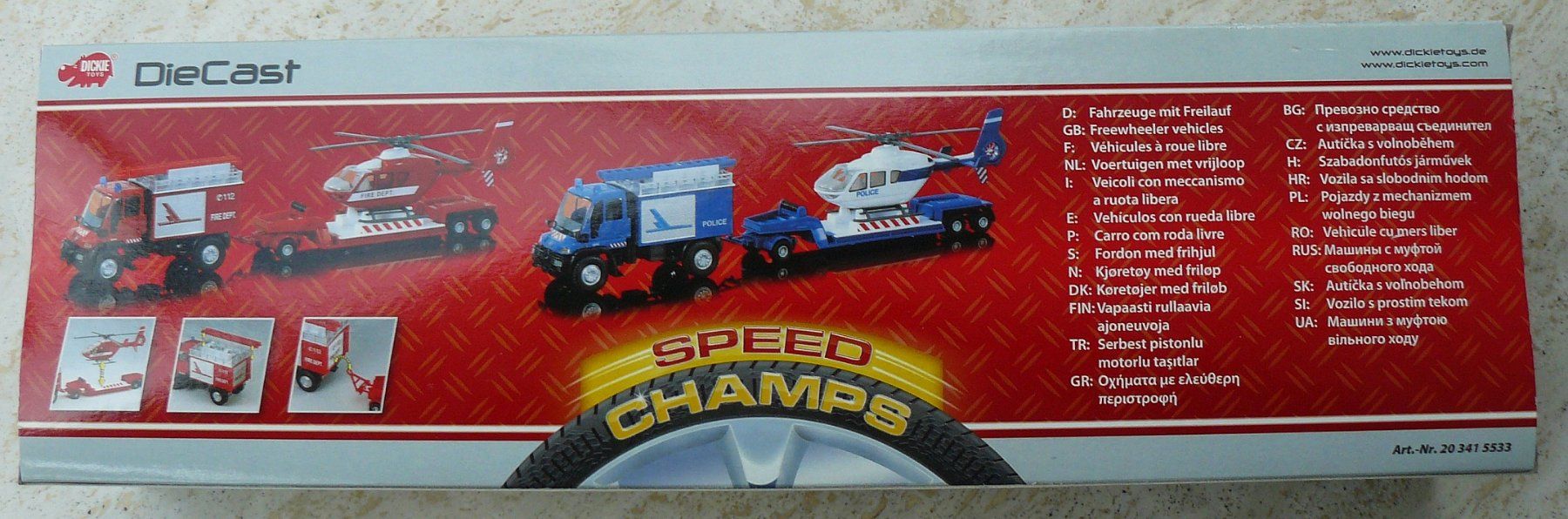 Modellini d'auto: DieCast Speed Champs Fire Dep. - OVP – Nuovo e nell'imballaggio originale da Hombrechtikon venduto da Luetzelsee 3