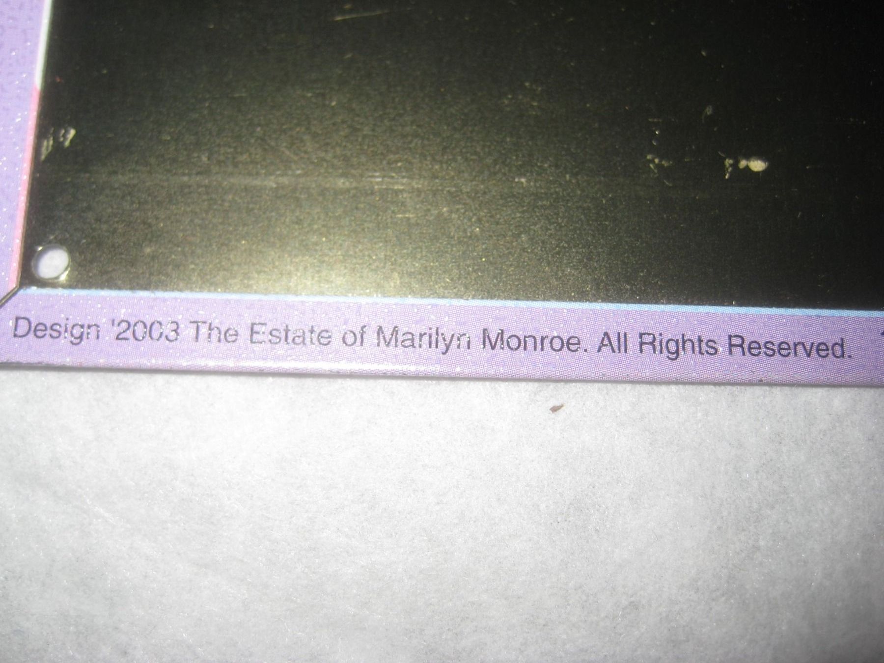 Ecriteaux: MARLYN  MONROE   BLECH   TAFEL – D'occasion à Uster par flocke1 1