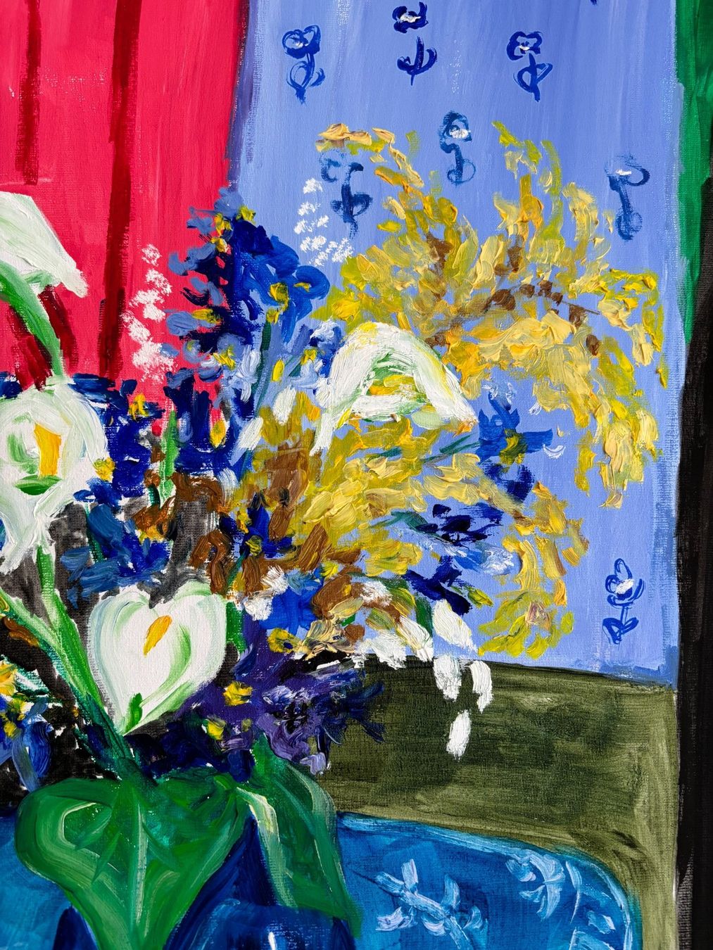 Dipinti: Die Blumen von Matisse - Gemälde – Nuovo (secondo la descrizione) da Cham venduto da Felha 9