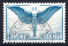 1936 65 Cts Flugpostmarke Kat.-Nr. F10z, sehr sauber gest.