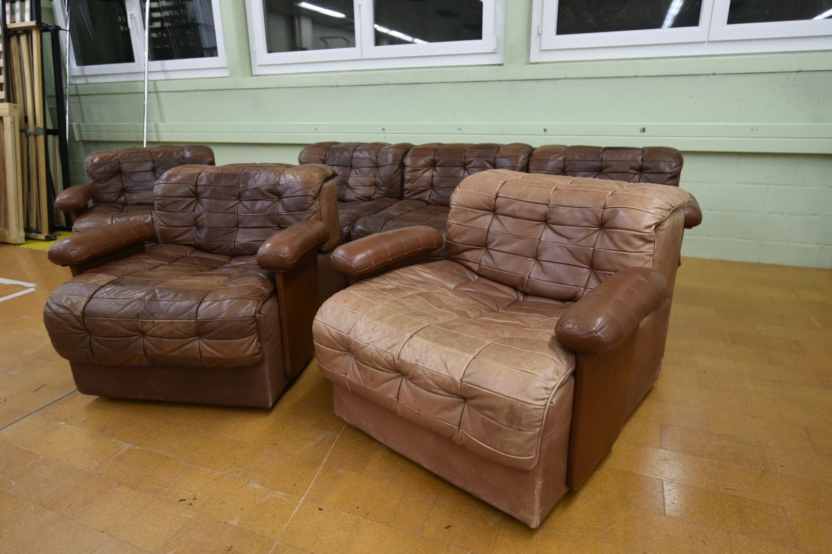 De Sede Divani: Designklassiker De Sede DS11 Patchwork Sofa modular – Usato da Lichtensteig venduto da Polsterwerk 4