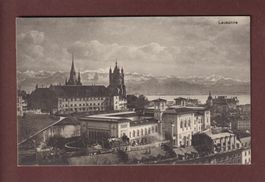 LAUSANNE - Palais de Rumine et Cathédrale