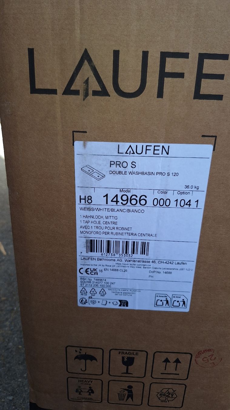 Lavabi & lavandini: Waschtisch Laufen 120cm  – Usato da Winterthur venduto da silvankaegi 2