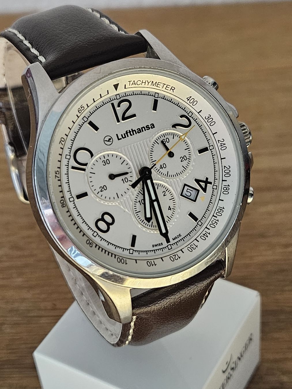Orologi: Lufthansa Herrenuhr Chronograph 45mm – Usato da Flamatt venduto da pie_f9zm 1