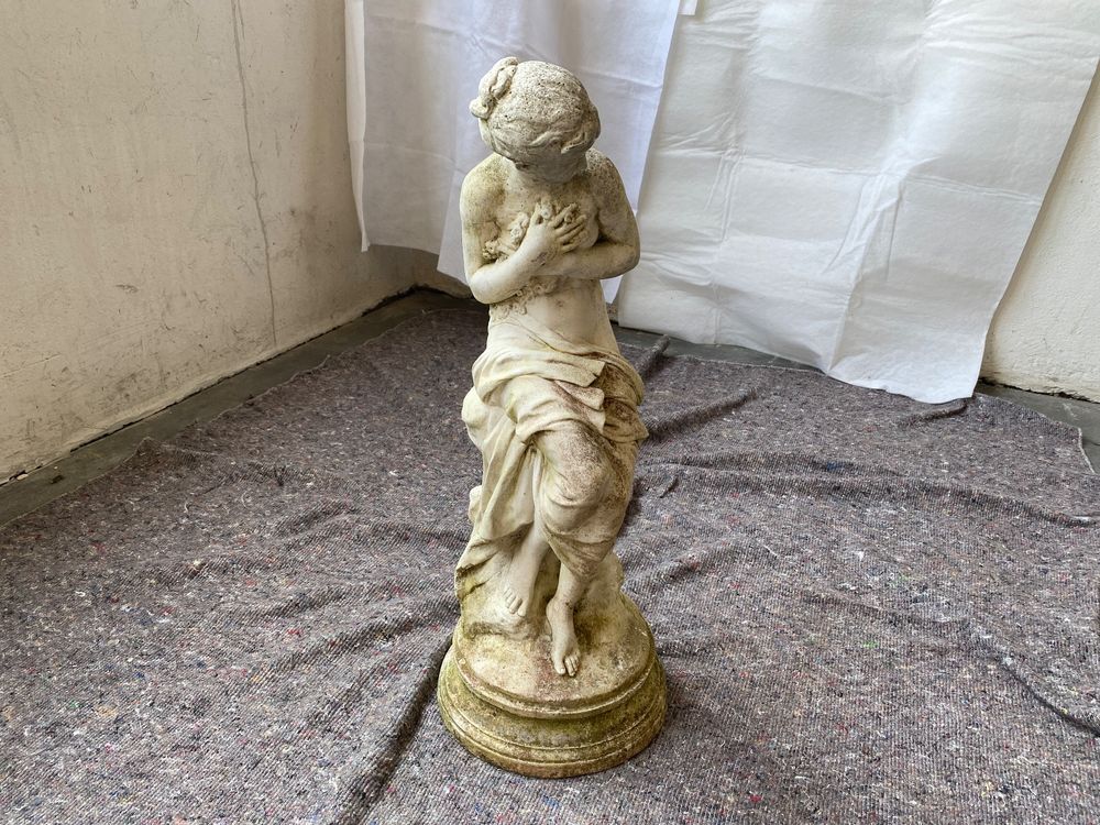 Luxen Home Gartenfigur – Jungfrau Maria, Weiß, Wetterfest, 76,2 Cm Hoch