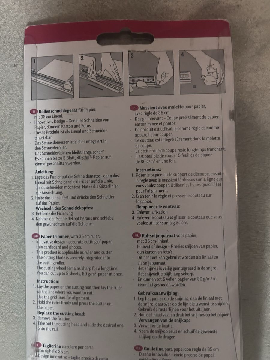 Tutti gli attrezzi: Papierschneidegerät Rayher 35 cm – Nuovo (secondo la descrizione) da Belp venduto da jan_6yvx 2