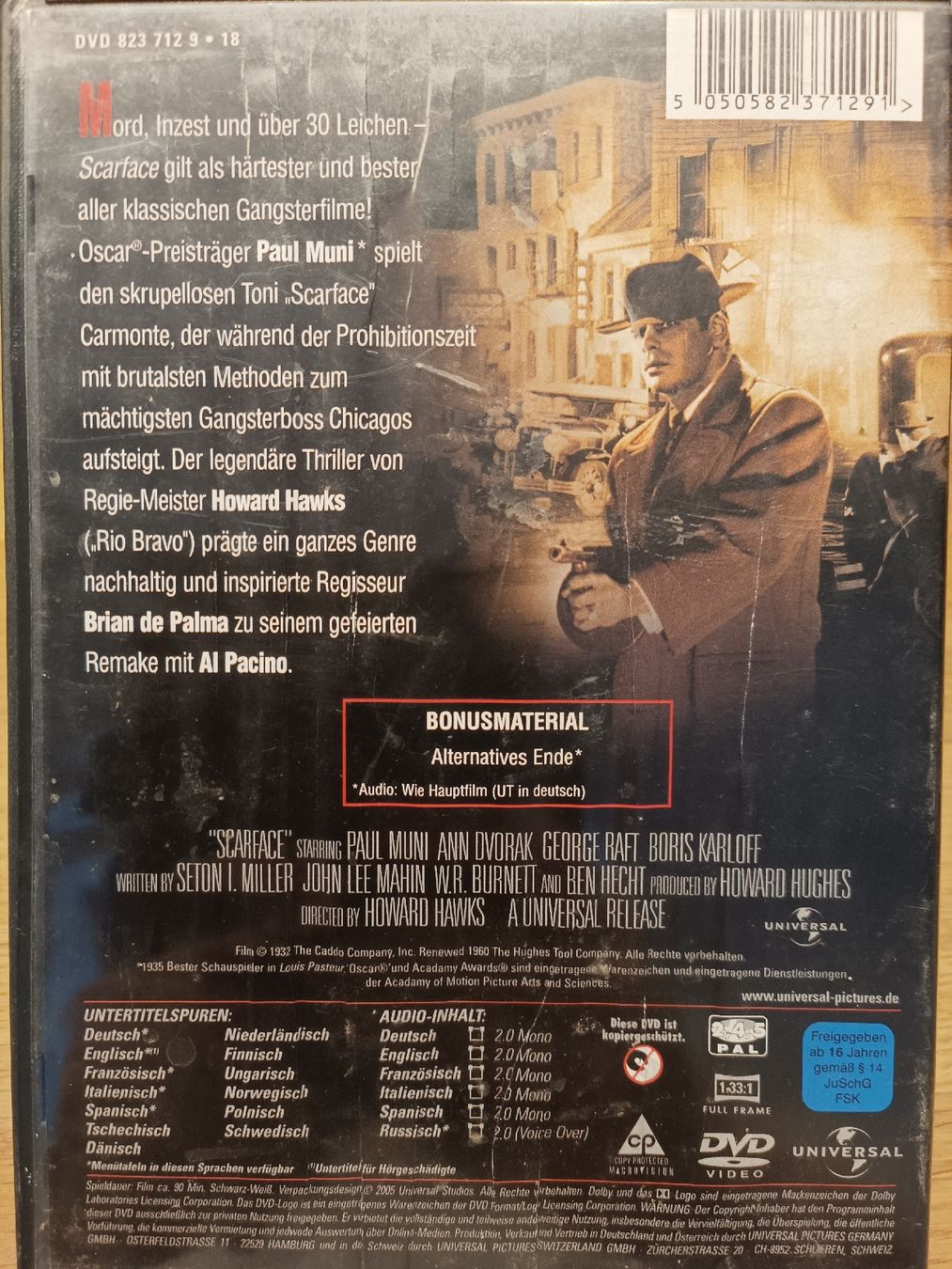 Tutti i DVDs: DVD "Scarface" – Usato da Wünnewil venduto da Susuki125gt 1