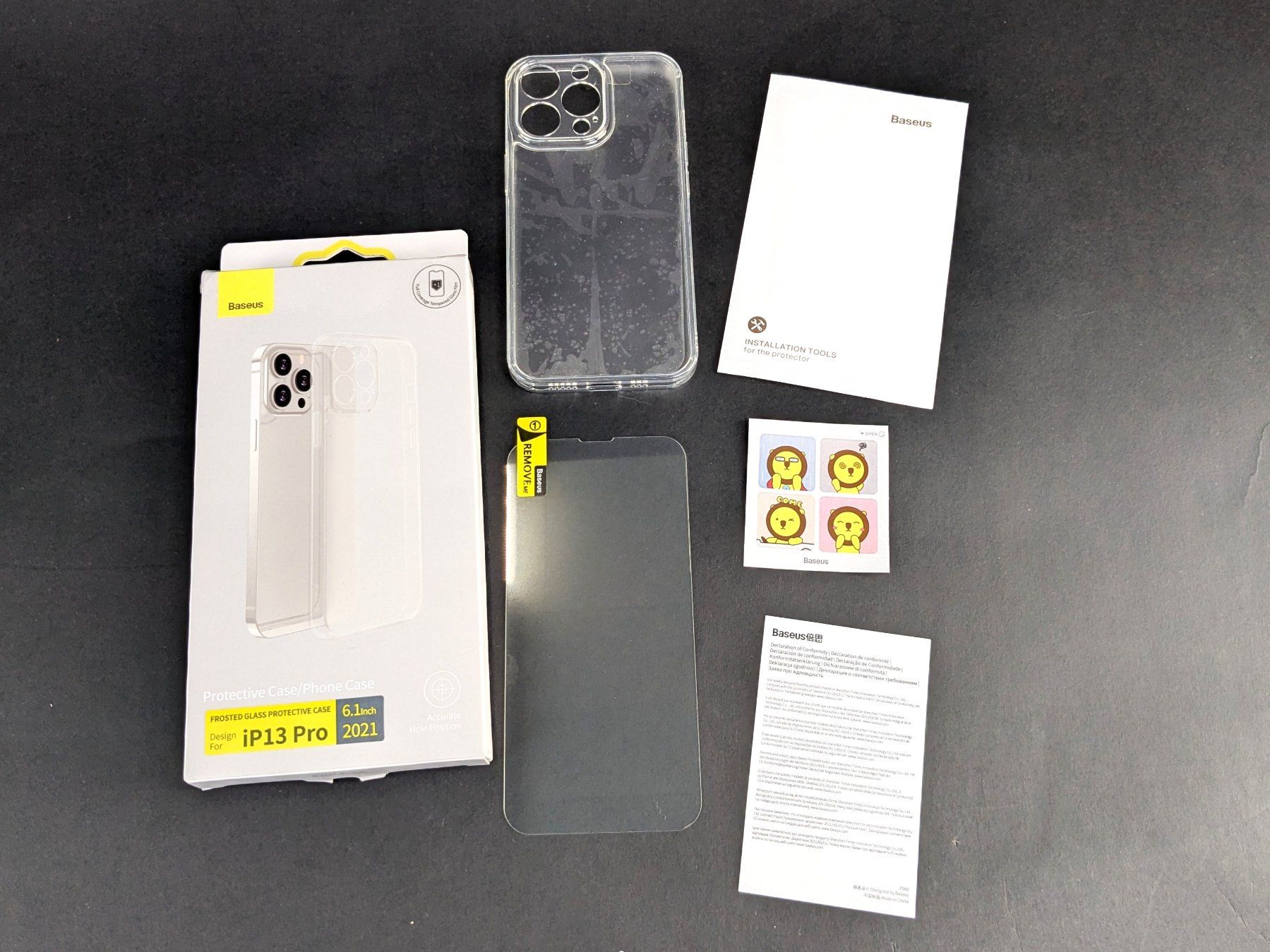 Baseus Cover & Protezioni schermo: BASEUS Cover und Glas iPhone 13 Pro – Nuovo (secondo la descrizione) da Dintikon venduto da Restwert_Dintikon