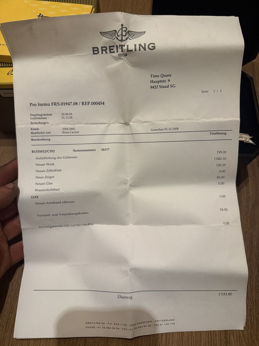 Breitling Orologi: Breitling Chronomat – Usato da Brienz BE venduto da dzubricky 4