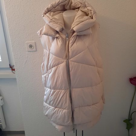 s.Oliver Daunenweste, Gr. L, beige, trendy! Mit Seitentasche