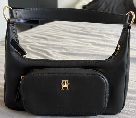 Borsa a spalla Tommy Hilfiger nera come nuova