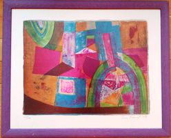 Irma Bamert – Abstrakte Lithografie 25/150, signiert