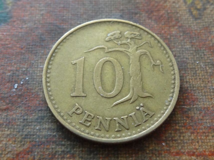 Tutti le monete: FINLANDE  10  Pennia  1963 – Usato da Romanel-sur-Lausanne venduto da Swift13 1