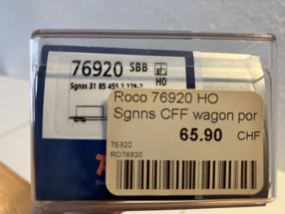 Roco Modelleisenbahnen: Roco HO / DC / Wagon porte-conteneurs Dachser – Neu und originalverpackt aus Genève von frespo 4