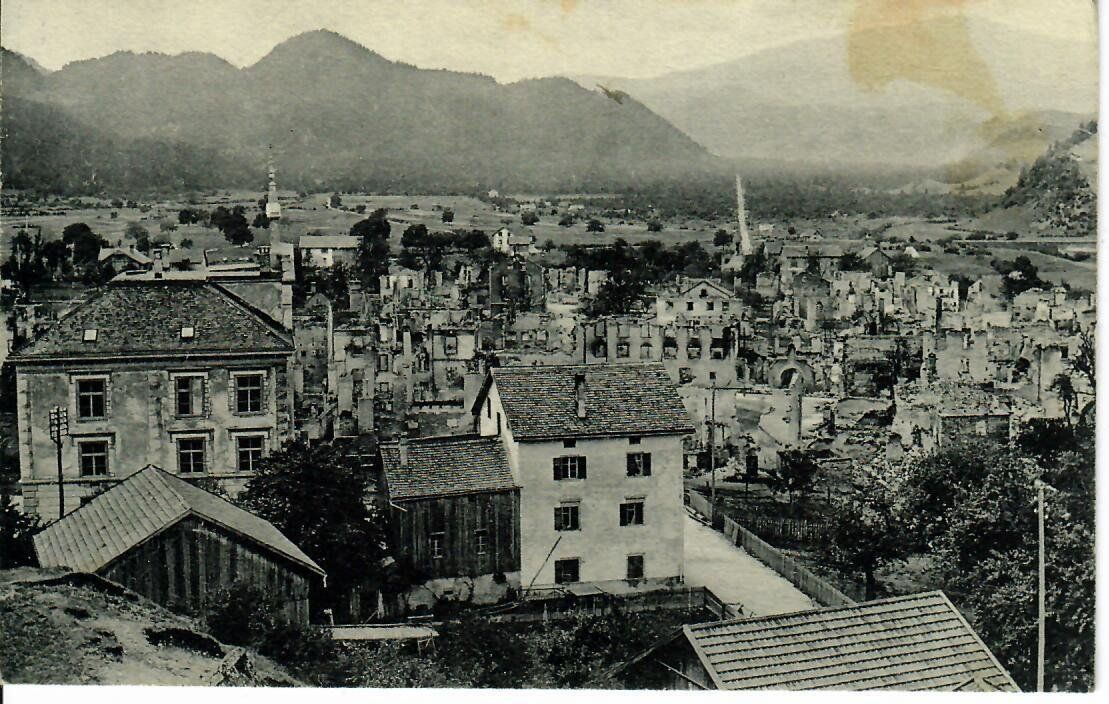 Ansichtskarten: der Brand von Bonaduz 11. Juli 1908 – Gebraucht aus Hochdorf von Ziegel-16