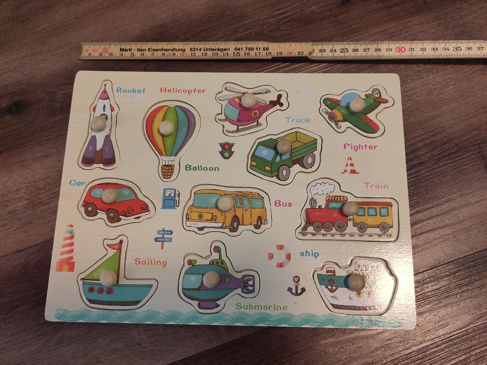 Puzzle: Puzzle aus Holz, Englisch, 4 St. – Usato da Eglisau venduto da hei_st7g 1