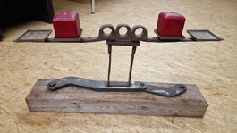 Rustikale Metall-Kerzenhalter Deko für gemütliche Abende