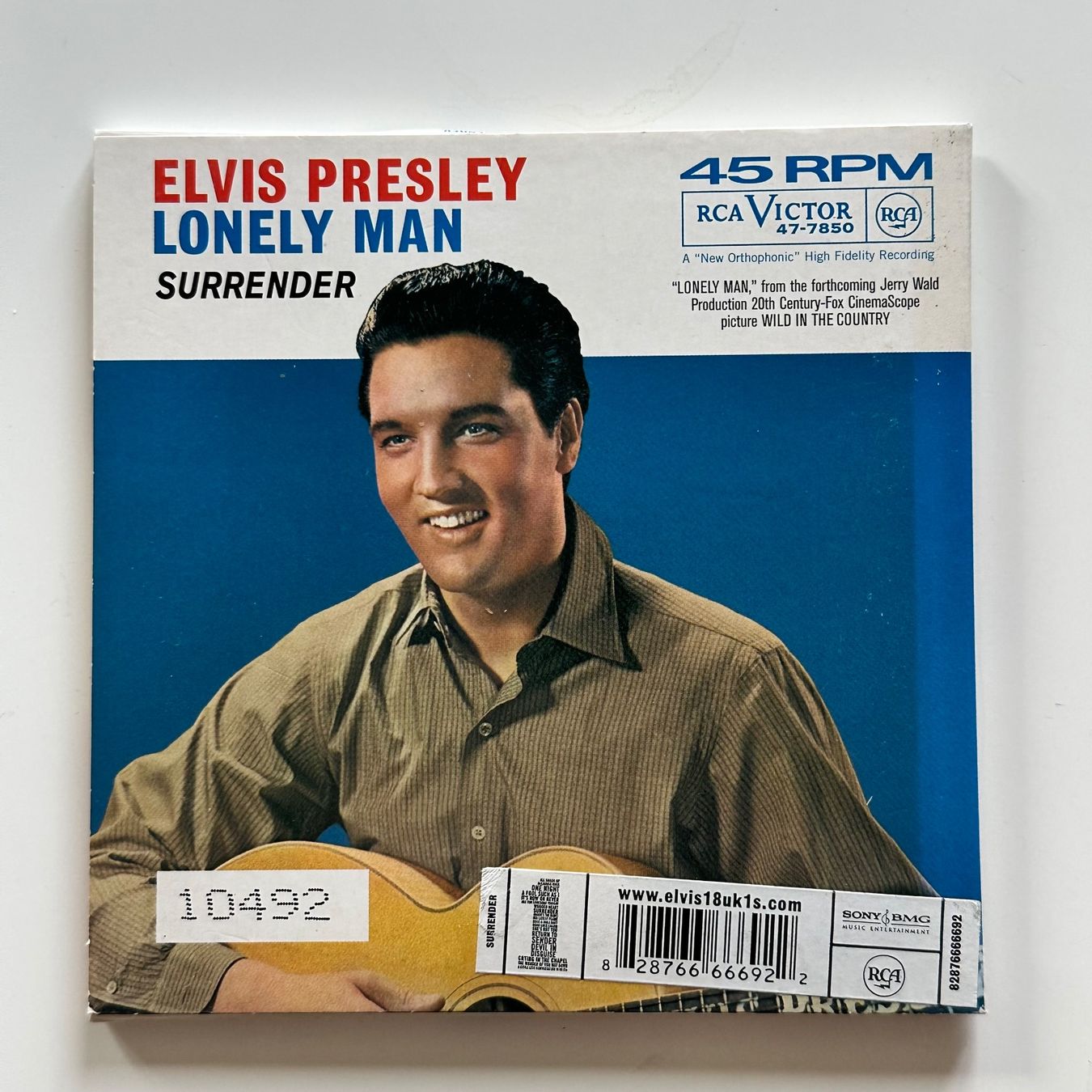 CD: Elvis - CD-Single - Surrender/Lonely Man – Nuovo (secondo la descrizione) da Etzwilen venduto da presley3577 1