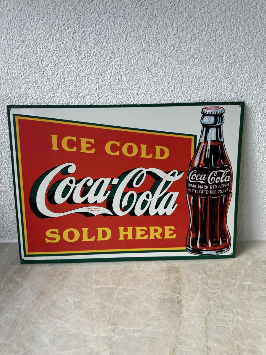Coca-Cola Tutte le decorazioni: Coca-Cola Blechschild  – Usato da Bertschikon venduto da xty_yf6h