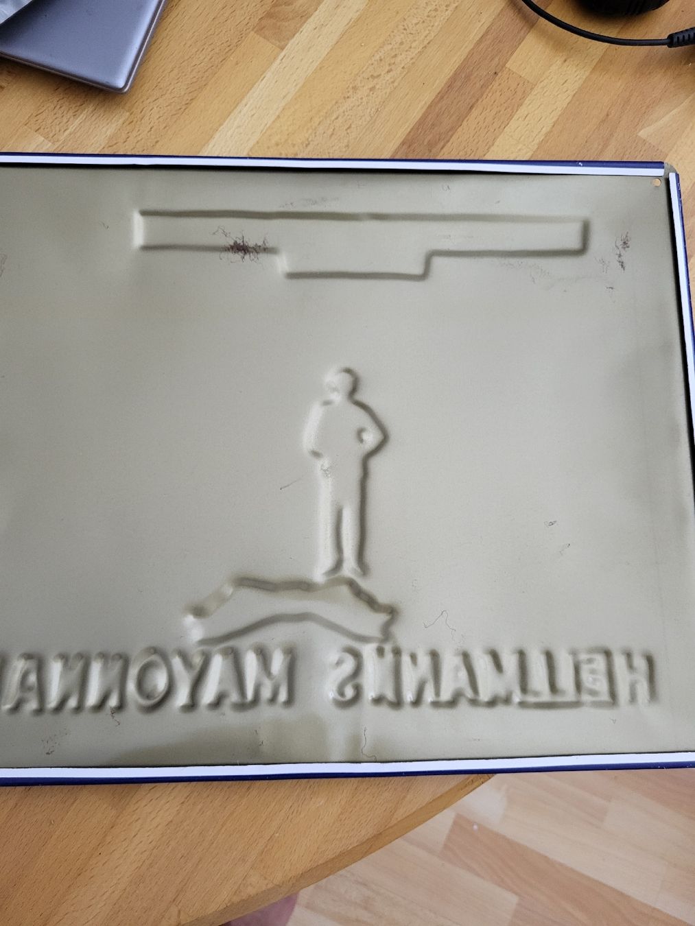 Insegne: Blechschild Hellmanns Mayonnaise – Nuovo (secondo la descrizione) da Riehen venduto da tamola67 3