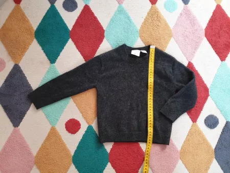 Dunkelgrauer Zara Pulli aus Woll-mix, Gr. 98, Top Zustand!