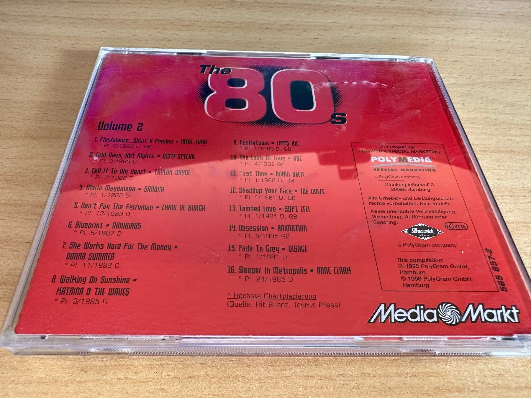 CD: Various – The 80s - 3 CD – Usato da Rikon im Tösstal venduto da Alpenmutz 3