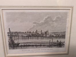 Antike Grafik Rapperswil, Kupferstich