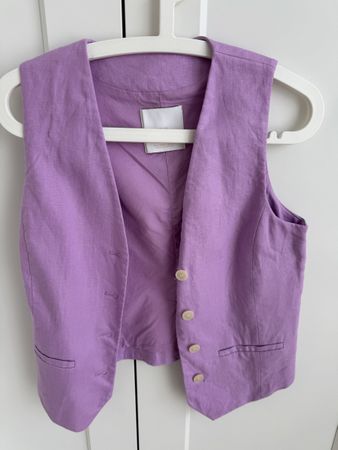 Gilet leinen