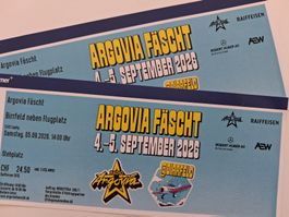 2 Tickets fürs Argovia Fäscht 5.9.2026