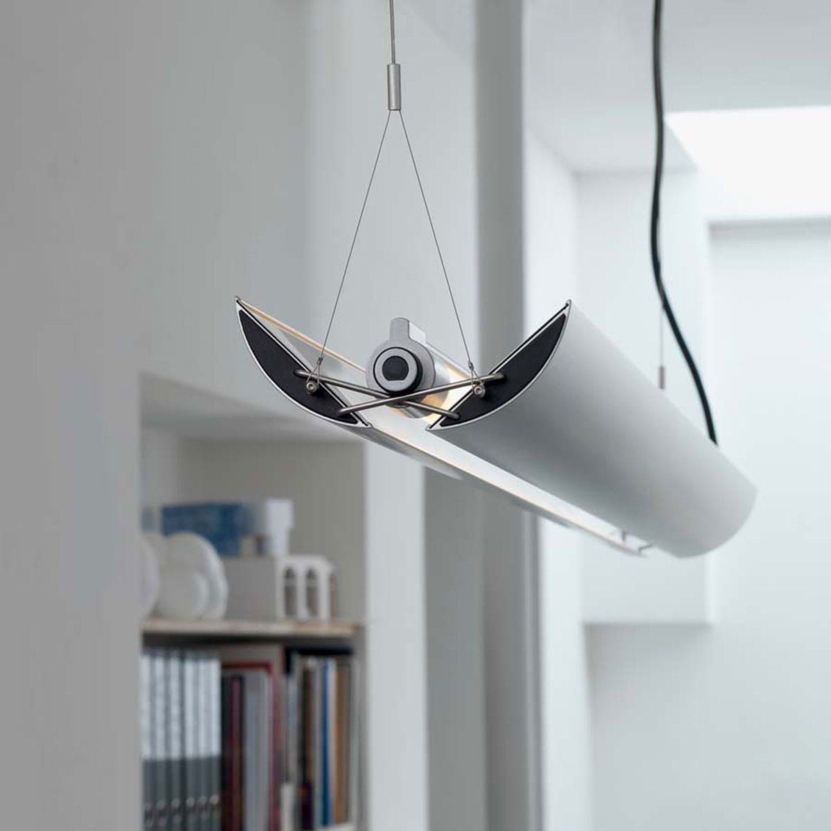 Belux Kronleuchter & Deckenlampen: Orginal updown Aluminium natur 160cm – Gebraucht aus Seewis Dorf von cardioking 3