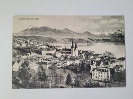 Karte während Erster Weltkrieg Luzern