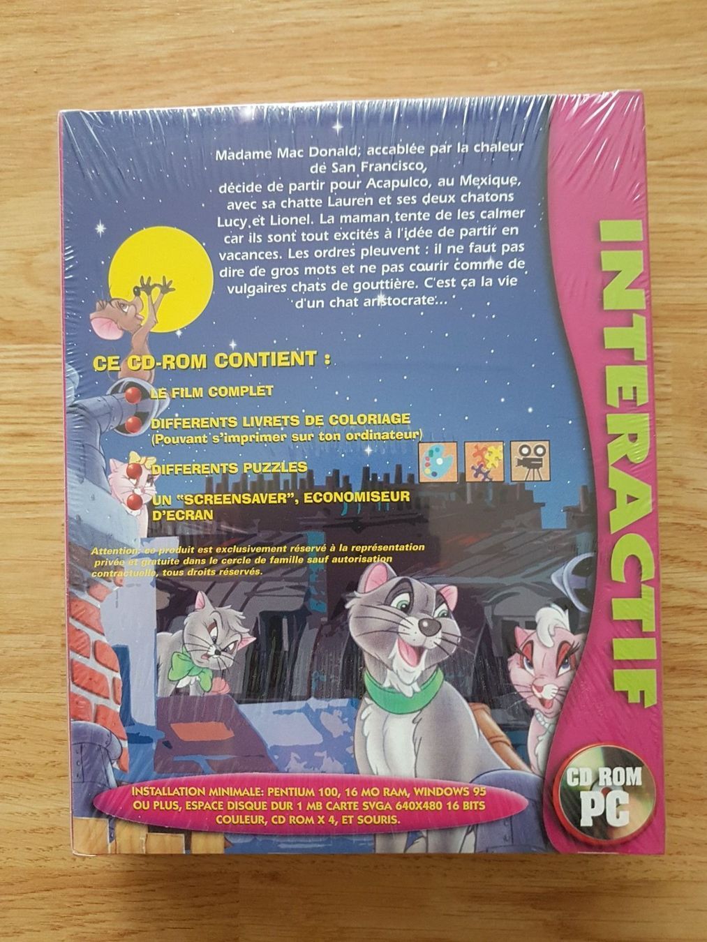 Applications: Les Aristo, CD ROM PC, Fun Kid's, Aristogatti – Neuf avec emballage d'origine à Laufen par nostalgie0811 1