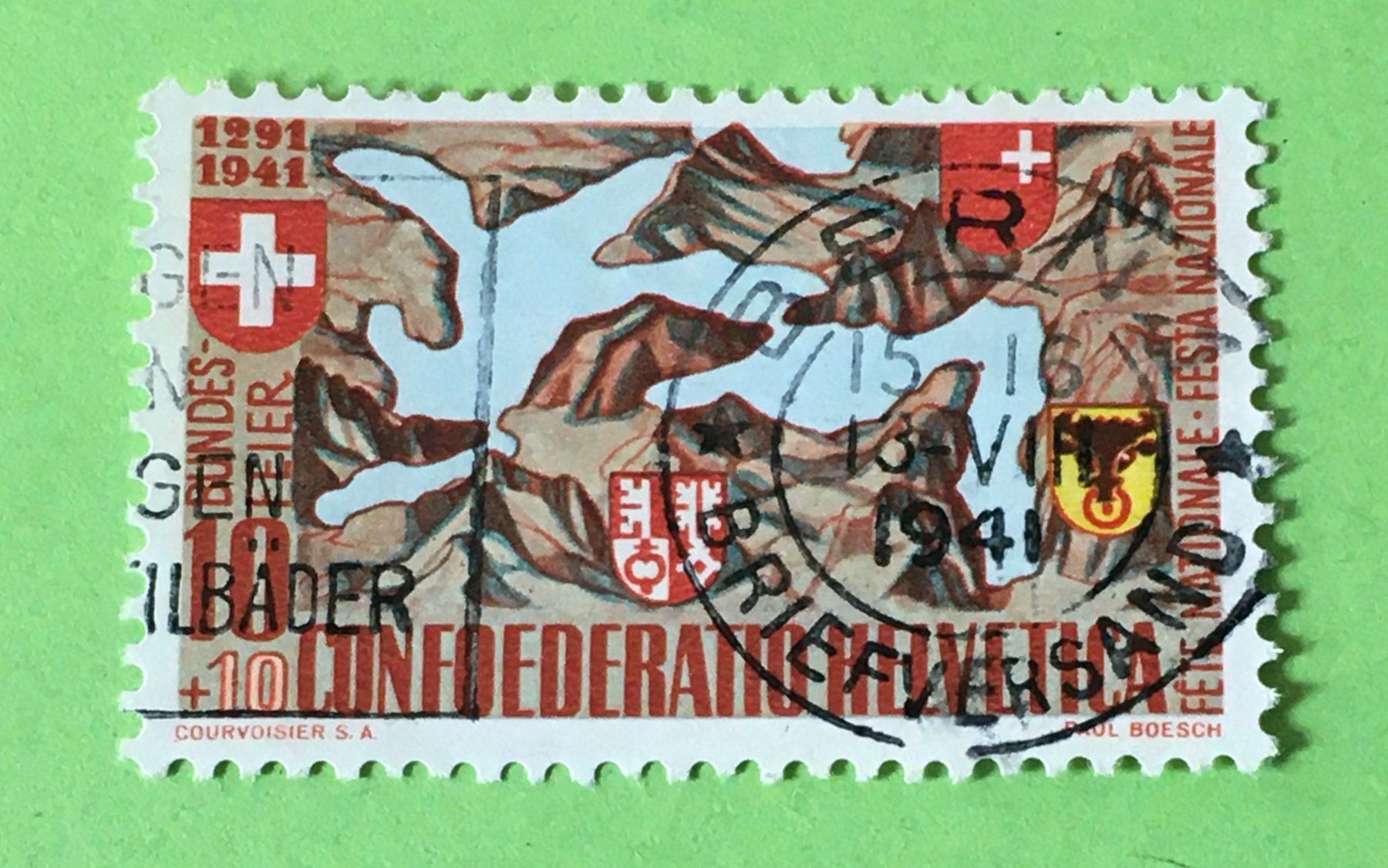 Tutti i francobolli: Nr.B 13  GESTEMPELT Bern 1941    – Usato da Aarau venduto da Billa007