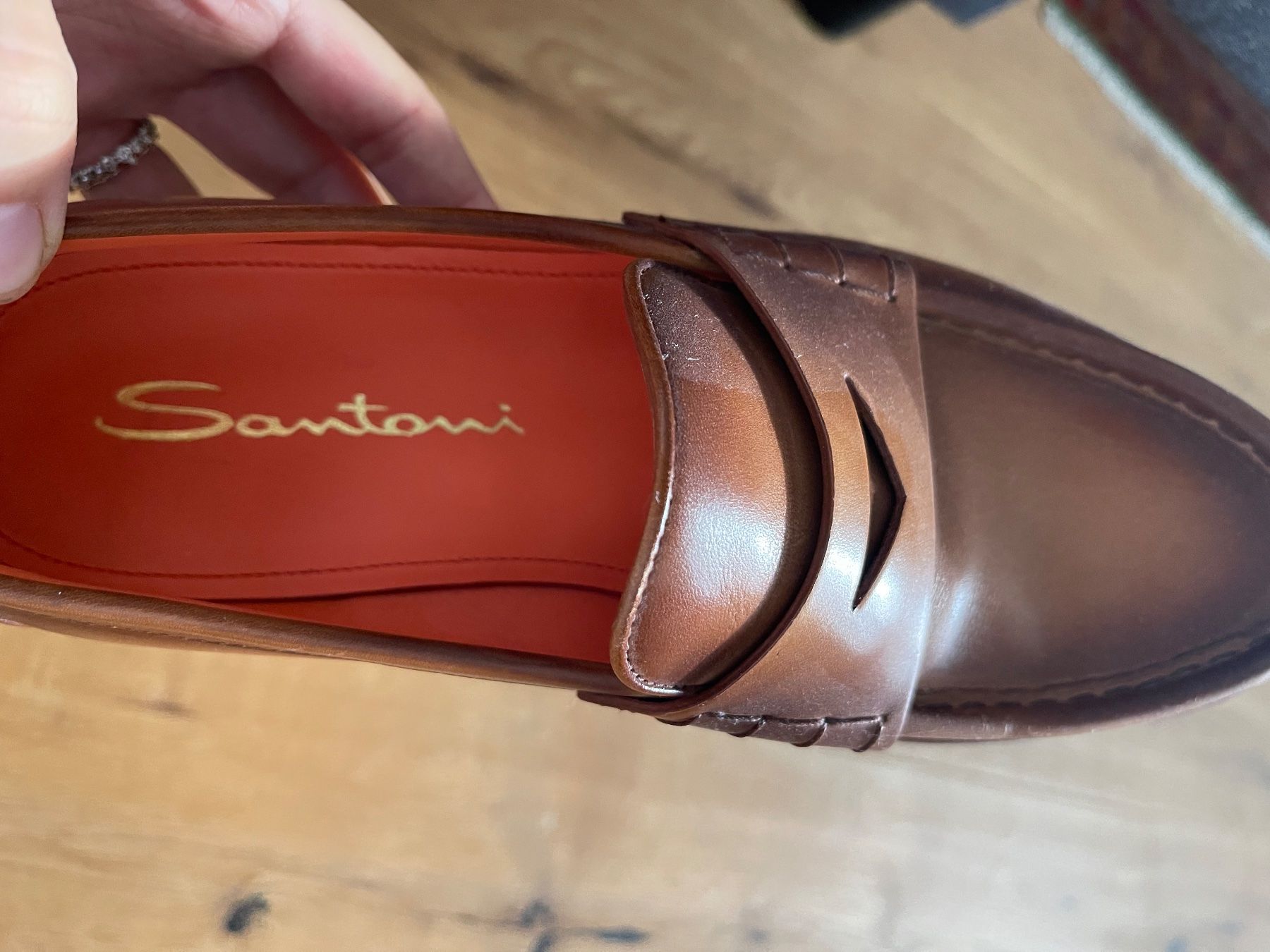 Santoni Scarpe da donna: Santoni Leder Loafers Gr. 36 – Usato da Ettingen venduto da cla_526w 3