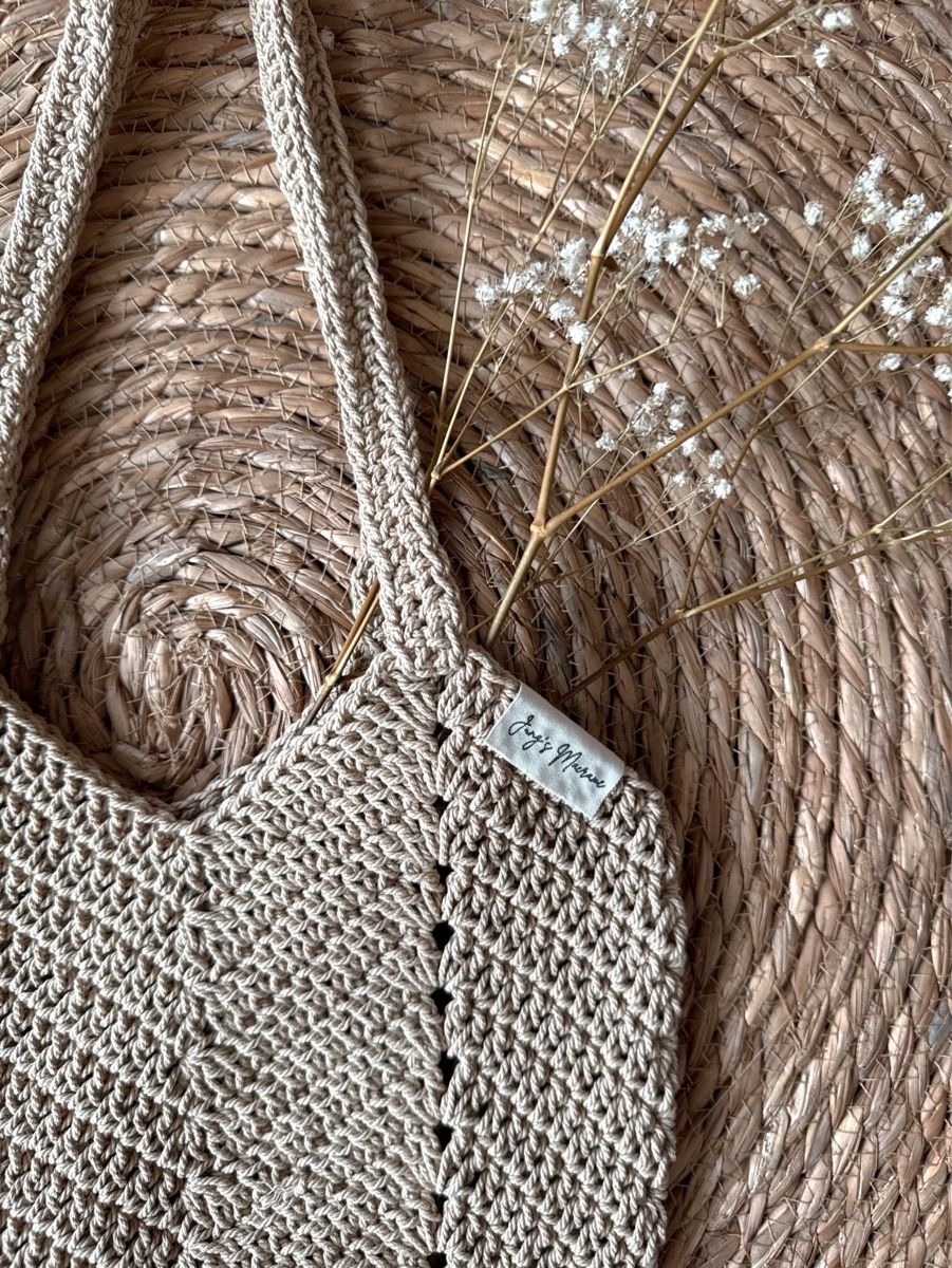 Borse: Handmade crocheted tote bag beige new – Nuovo (secondo la descrizione) da Lossy venduto da Jungs_Macrame 2