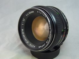 Auto Chinon 55mm f1.7 M42 Tomioka (50mm) #v3