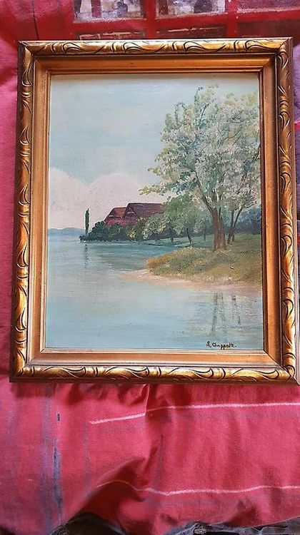 Ölgemälde auf Leinwand mit Signatur, gebraucht (Gebraucht) in Peist für ...