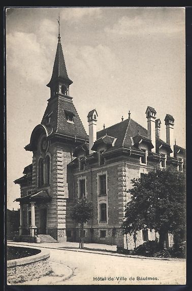 Ansichtskarten: AK Baulmes, Hotel de Ville – Gebraucht aus Berlin von bartko-reher