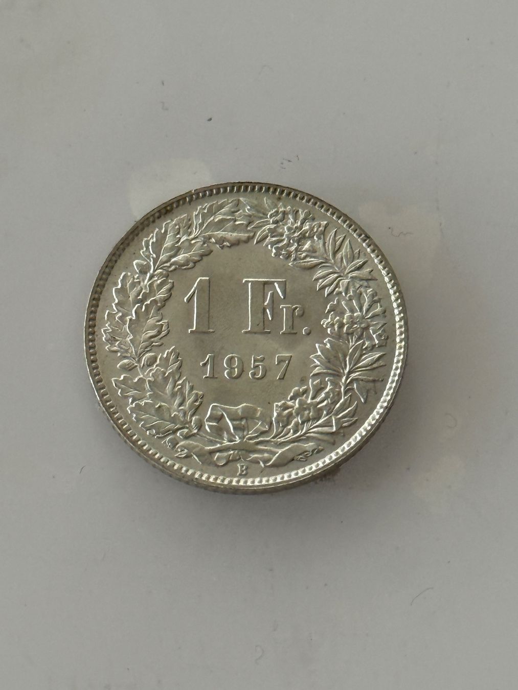 Tutti le monete: 1 Franken 1957  Unz – Nuovo (secondo la descrizione) da Wallisellen venduto da SWISS_SILVER1 1