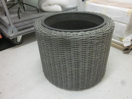 Pflanzengefäss aus Rattan