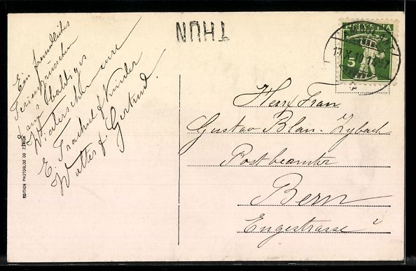 Cartes postales: AK Schwarzenegg b. Thun, Kirche – D'occasion à Berlin par bartko-reher 1