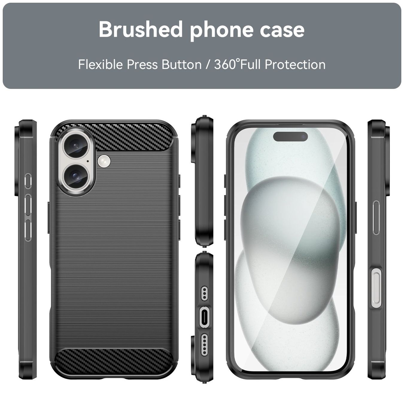 Cover & Protezioni schermo: iPhone 16 PLUS Hülle Etui Silikon Case Cover Coque ROBUST – Nuovo e nell'imballaggio originale da Volketswil venduto da coverandmore 2