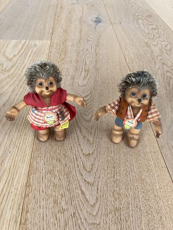 Steiff Mucki 12cm Hérisson #8712.80 Avec étiquettes - Allemagne Années 60 - TBE