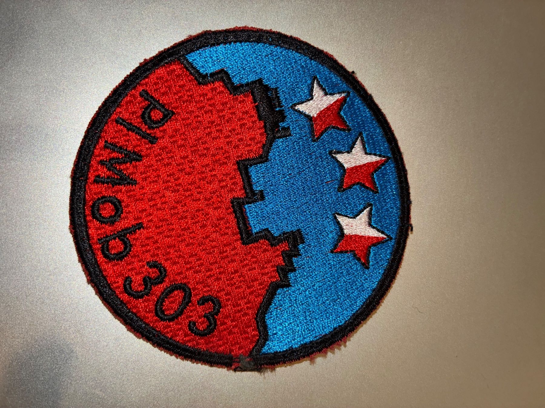 Schweizer Armee Toppe: Badge Pl Mob 303 stabskp – Usato da Oberiberg venduto da reimet