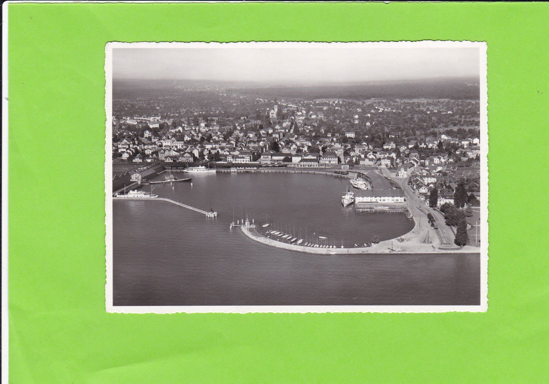 Cartoline postali: Flugaufnahme Romanshorn TG – Usato da St. Peterzell venduto da neckertal