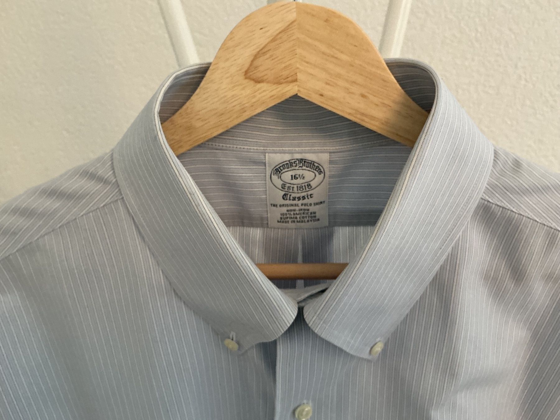 Camicie: Brooks Brothers Baumwoll-Kurzarmhemd – Usato da Winterthur venduto da rac_k7tm 1