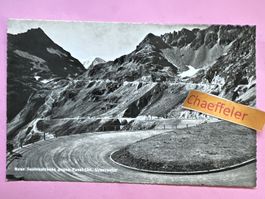 Neue Sustenstrasse gegen Passhöhe. Urnerseite
